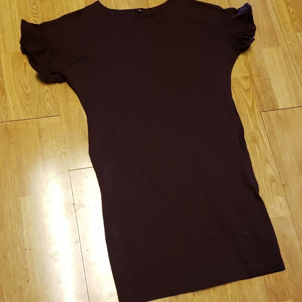 Uniqlo | Dresses | Uniqlo Mulberry Casual Sheath Dress Sz Xs | Poshmark